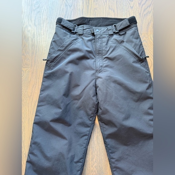 Women's FERA Snowboard Ski Black Pants Adjustable Waist Nylon Sz 34L - Picture 4 of 7